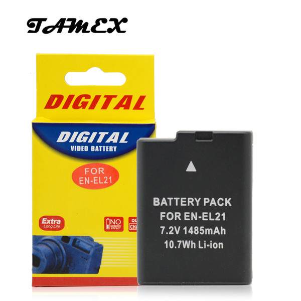 EN-EL21 ENEL-21 ENEL21 Digital Camera Battery For Nikon 1 V2,1V2,SingleMacro Coolpix A J1 1485mAh Replacement Batteria + Free shipping