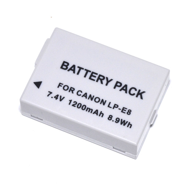 20pcs,LP-E8 LPE8 E8 battery pack for Canon EOS 550D 600D 700D 650D Kiss X4 X5 X6i X7i Rebel T2i T3i T4i T5icamera LC-E8E charger,lithium-ion