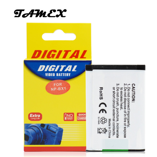 NP-BX1 Camera Battery For SONY Camera DSC-RX100 RX1 HDR-AS15 AS10 HX300 WX300 NPBX1 NP BX1 BC-CSXB Replacement Batteria