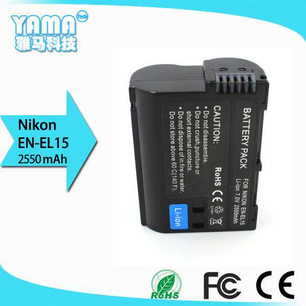 Lithium Rechargeable Battery Digital Camera Battery for Nikon En-EL15 Nikon V1 D600 D7000 D800 D800E