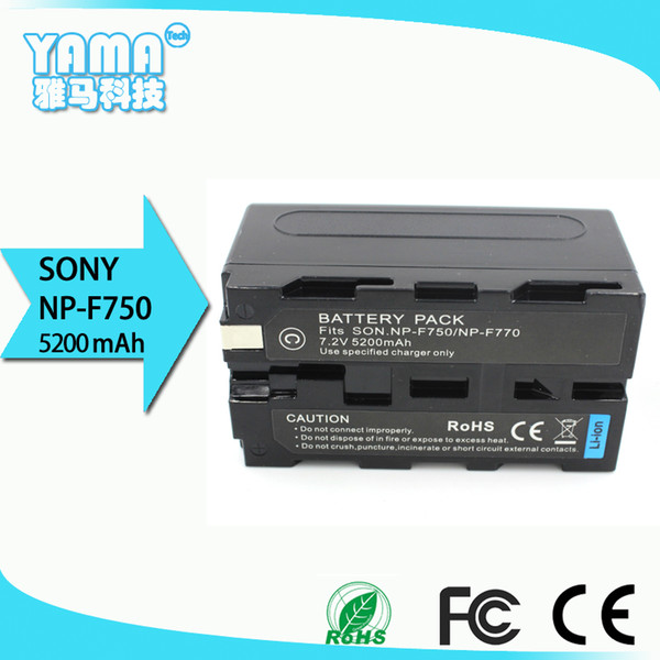 5200mAh Camcorder Battery for Sony Np-F750/770 New Decoding Battery