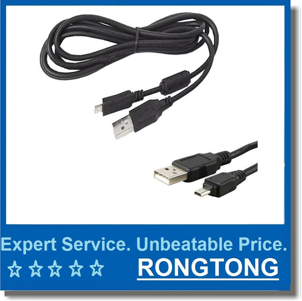 USB UC-E6 Cable for Coolpix L1/L2/L3/L4/L5 USB 2.0 A Male to mini 8-pin flat Male Camera Cables