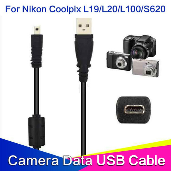 USB UC-E6 Cable for Coolpix L1/L2/L3/L4/L5 USB 2.0 A Male to mini 8-pin flat Male (DY)