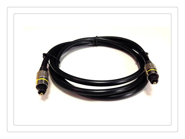 Wholesale 2M/6.5FT Digital Audio Optical Fiber Cable Toslink Cable Cord Male to Male Free shipping