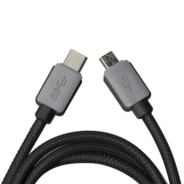 Usb Type C 3.1 to Micro USB 2.0 Male CableReversible Adapter Data Charge Cable