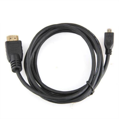 5FT(1.5M) Micro HDMI to HDMI Cable Male to Male Digital A/V for Motorola/Sony Ericsson Fuji F85EXR