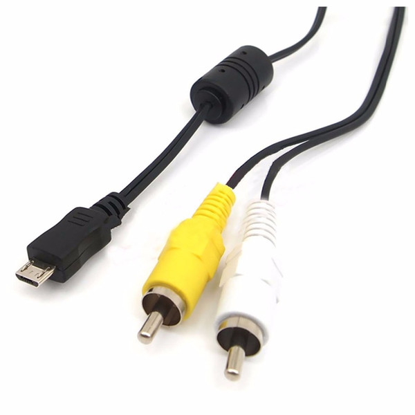 Micro USB Male to 2 RCA AV Adapter Audio Video Cable for Smart Phone