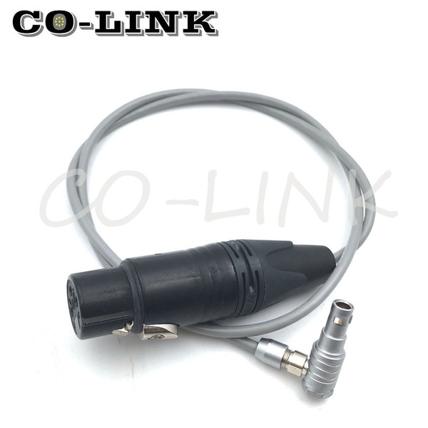 FHG.00B.305 5pin male connector to XLR 3pin female Audio Cable for ARRI Alexa Mini Audio Cable Unfinished Cable 40 inch in Gray