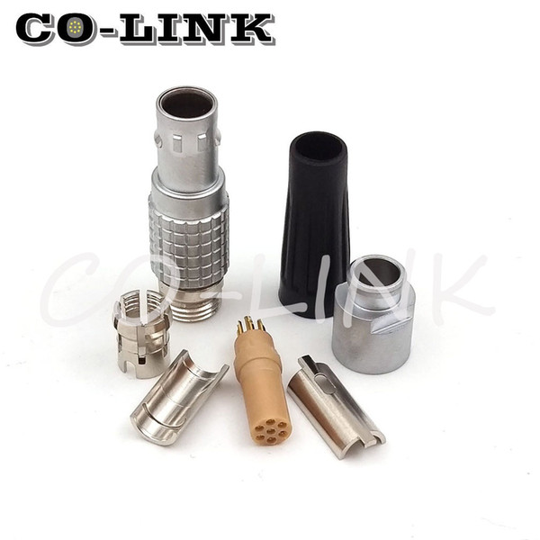 FGJ.0B.307 7pin male 7mm connector for medical test device / car sound pressure measurement connector