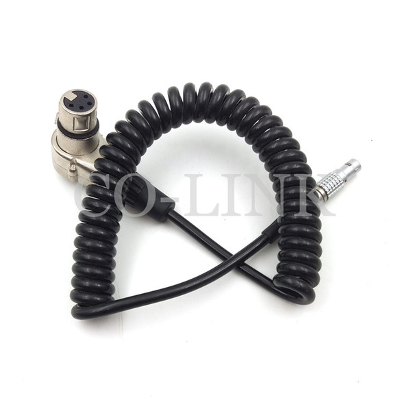 0B 2pin male to right angle XLR 4pin female power cable for SONY F5/ SONY F55 POWER COID CABLE