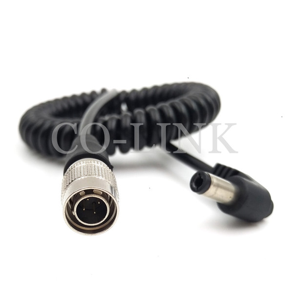 DC2.5 Jack to Hirose 4PIN Male Connector 12V Power Cable for Sound Devices 633/ 644/ 688/ZOOM F4/F8/ for Blackmagic Cinema camera 4k