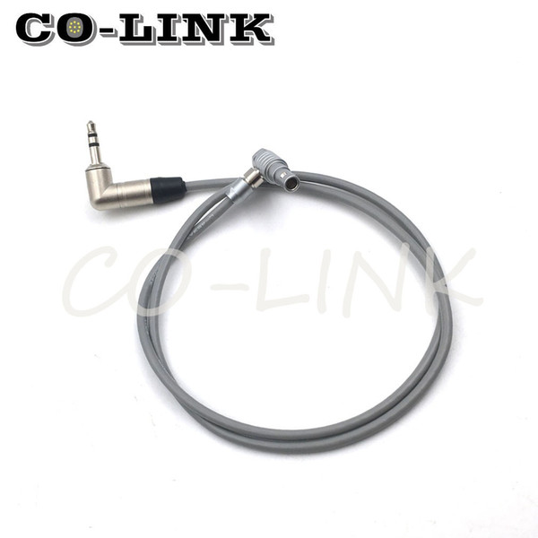 FHG.00B.305 5pin male connector to 3.5 Audio Cable for ARRI Alexa Mini Audio Cable Unfinished Cable 40 inch in Gray