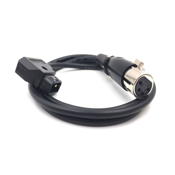 D-tap male connector to XLR 4pin female connector for 12V DC SONY F5/F55 power cable/CineAlta