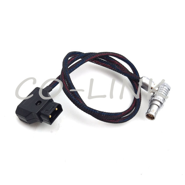 Power Cable for RED Epic / for RED Scarlet, D-Tap to Right Angle Female 1B 6pin Supper Light & Flexible Power Cable for RED 24 inch