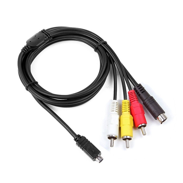 AV A/V Audio Video TV Cable Cord Lead For Sony Camcorder Handycam DCR-DVD650/e/v