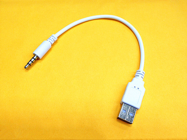 3.5mm Male audio aux to USB 2.0 A male M/M adapter Charge Cable