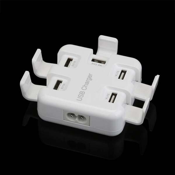 Superior Quality 5V 5.4A 5 Port USB Smart Charger Multi-hub Travel Adapter US Plug Mar10