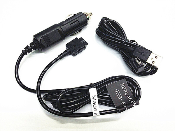 12V Car Power Charger Adapter + USB PC Cord For Garmin GPS StreetPilot C550 C580