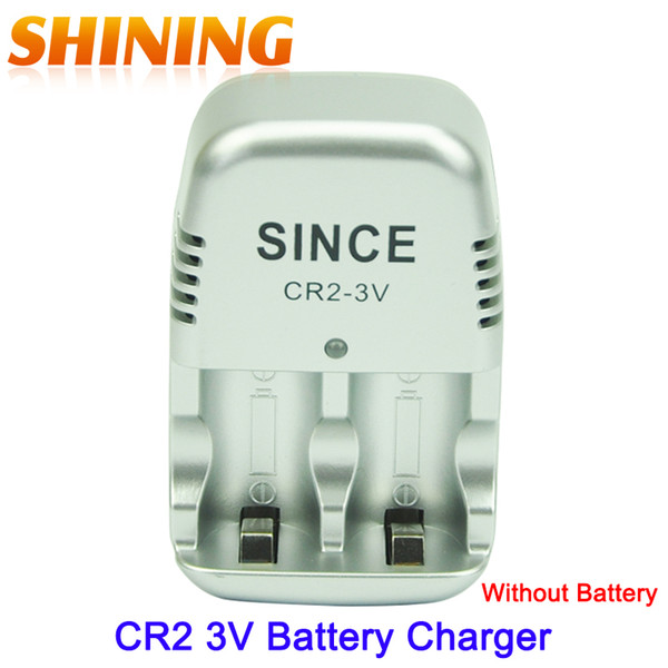 Wholesale- 1 Pcs CR2 Battery Charger Travel Home Charger For CR2 Lithium Rechargeable Battery