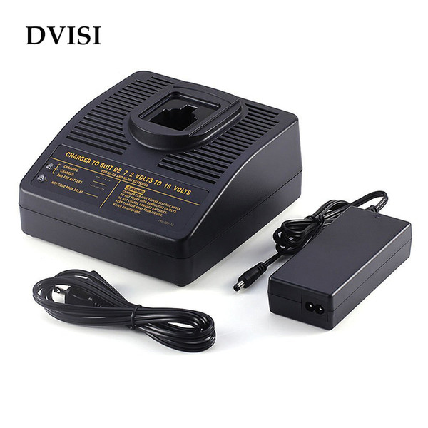 Wholesale- Replacement Power Tools Drills Battery Charger for Dewalt Ni-CD Ni-Mh 7.2V to 18V Fits for DC9071 DC9091 DC9096 DW9062 DW9057