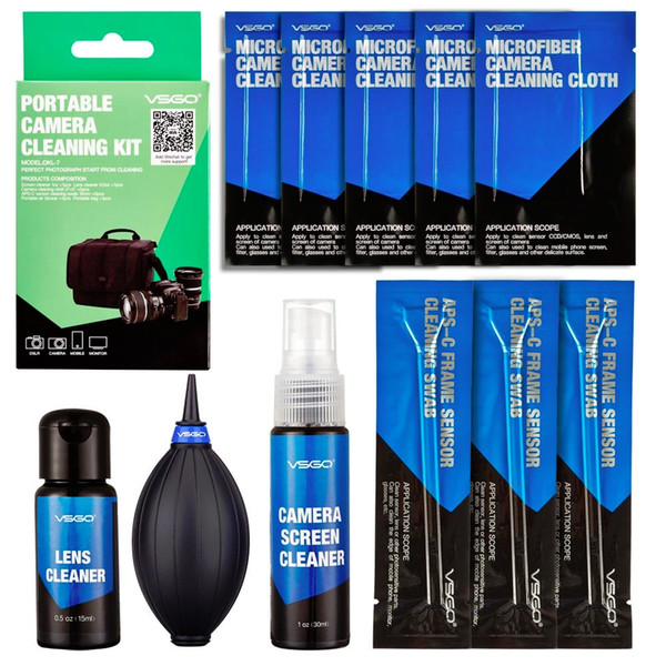 VSGO Lens Cleaning Kit DKL-7 for Digital Camera Lens / Optical Glasses Cleaning Digital Camera Lens Filter APS-C Sensor