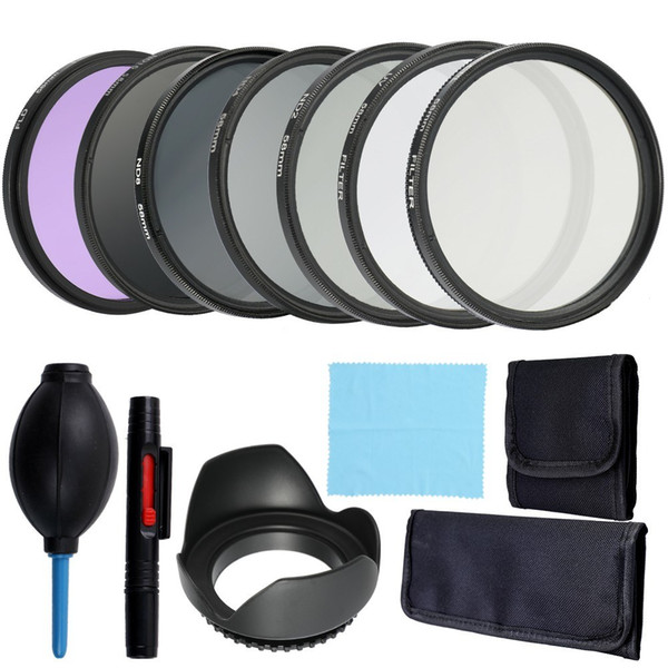 Professional Lens and Filter Bundle Complete and Compact Camera Accessory Kit Photography Accessories 58mm 52mm