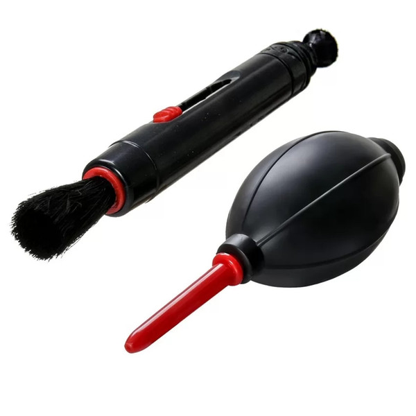 Wholesale- fosoto 2in1 Air Blaster Blower Cleaning Set for DSLR Cameras Lens and Sensitive Electronics