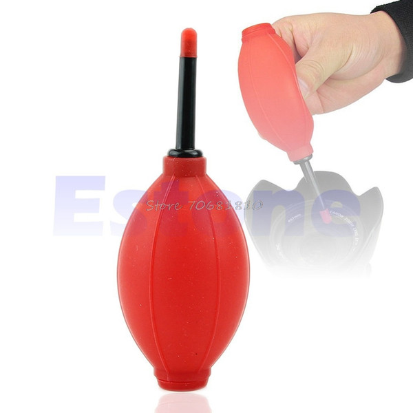 Red Rubber Air Blower Pump Dust Cleaner For Camera Lens CCD CMOS LCD Watch