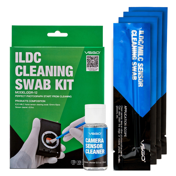 Professional Sensor Cleaning Rod Kit For ILDC MILC Cleaning Swab DSLR Camera Sensor Cleaning Stick Cleanser Pack.