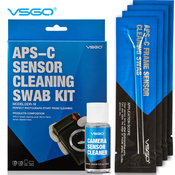 Wholesale- APS-C Sensor Cleaning Swab With Liquid Cleaner DDR-16 2016 New Arrival