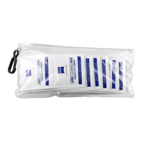 Wholesale- 20pcs Zeiss Camera Lens Phone LCD Screen Dust Removal Wet Cleaning Wipes Paper Set with free carrying pouch