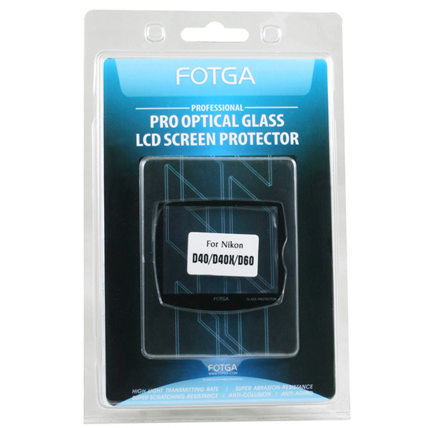 FOTGA Optical Glass Rigid Hard LCD Screen Protector For Nikon D40/D40X/D60 DSLR