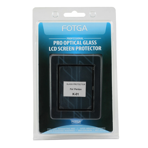 FOTGA Optical Glass Rigid LCD Screen Protector For Pentax K01 K-01 DSLR Camera