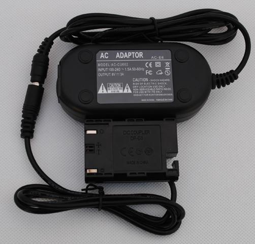 Free Shipping ACK-E6 ACKE6 + DR-E6 Ac Power supply for CANON EOS 5D MARK II