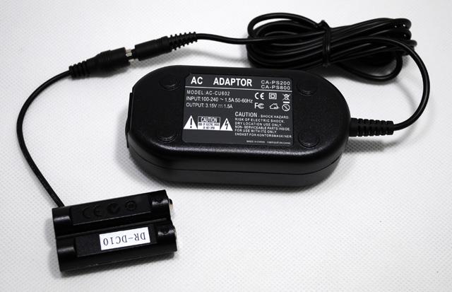 Free Shipping Ac adapter PS800+DR-DC10 for Canon PowerShot A800,A series,E1,SX100IS