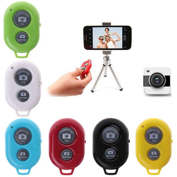 OOTDTY Bluetooth Remote Shutter Wireless Control Cameras Phone Tools for iPhone Android