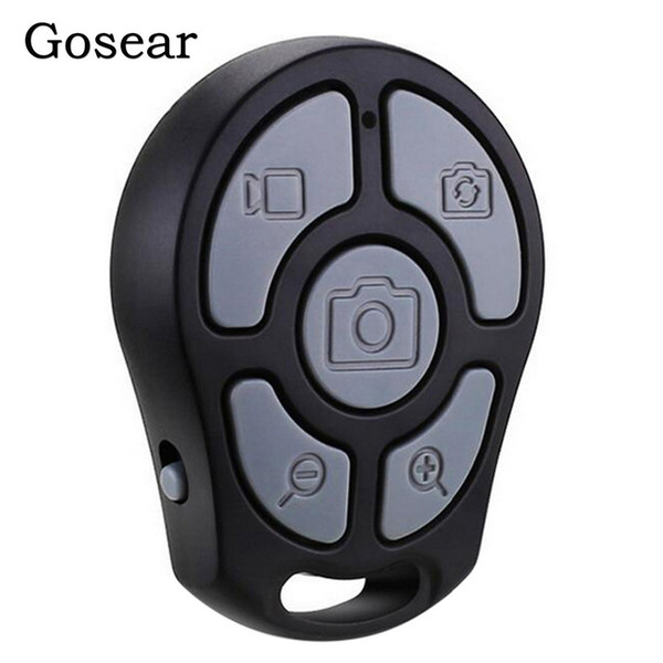 Gosear Bluetooth Selfie Remote Shutter Control Zoomable Focus Phone Camera Shutter Release for iPhone X 8 7 6 Plus Smartphones