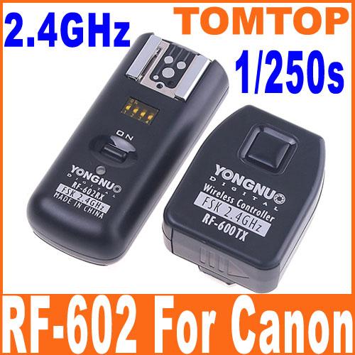 Clearance Sale Promotion RF-602c 2.4G Hz 1/250s Wireless Flash Trigger Shutter Realease for Canon Cameras order<$18no track