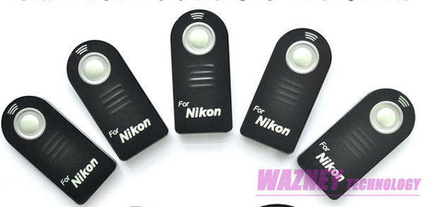 200pcs/lot * Wireless Lithium IR Remote Control ML-L3 MLL3 For Nikon D40 D40X D50 D60, D70, D70S, D80, D90, D600, D3000, D5000