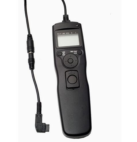 Timer Remote Shutter +2.5mm Adapter Cord for Sony A900 A850 A550 A700 A350 A300