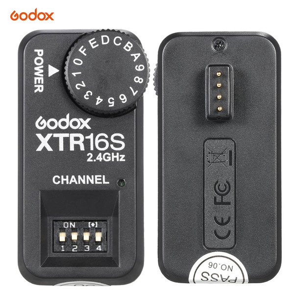 Godox XTR-16S 2.4G Wireless X-system Flash Trigger Remote Power-Control Flash Receiver for VING V860 V850 Flashes