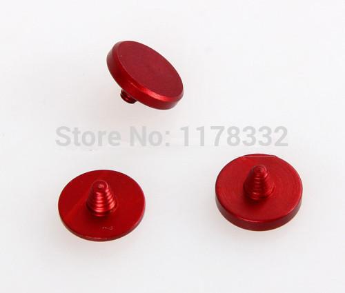 Wholesale- 3pcs/1set Red concave Soft Shutter Release button For Fuji X100 100s X20 X10 Leica M4 M6 M7 SLR cameras