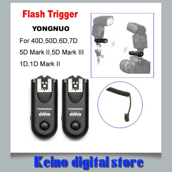 1Set YongNuo RF-603 II C3 Wireless Flash Trigger Transceiver for 40D 50D 6D 7D 5D Mark II 5D Mark III 1D 1D