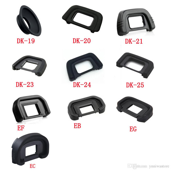 100pcs/lot DK-5 DK-19 DK-20 DK-21 DK-23 DK-24 DK-25 DK-5 EF EB EG EC Rubber Eye Cup Eyepiece Eyecup for SLR Camera