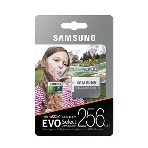 1 pieces 32GB/64GB/128GB/256GB Samsung EVO Select Plus micro sd card U3/smartphone TF card/4K HD SDXC Storage card 100MB/S