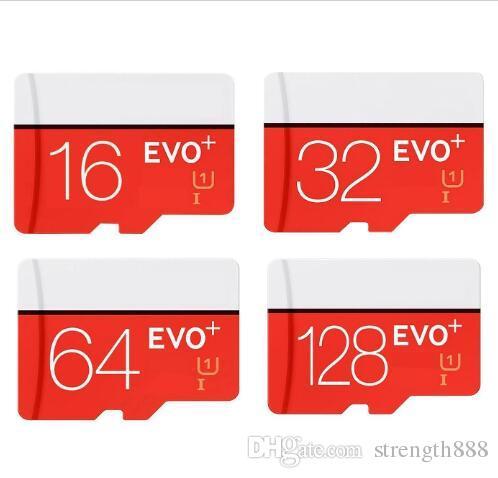 New 128GB 64GB 32GB 16GB EVO PLUS EVO+ Micro SD TF Flash Card 90MB/s 80MB/s U1 U3 High Speed Class 10