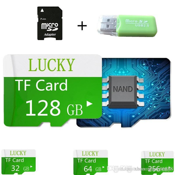 Hot New Real Capacity New 32GB-128GB MicroSD SD/TF Drive Flash Memory Card Class10