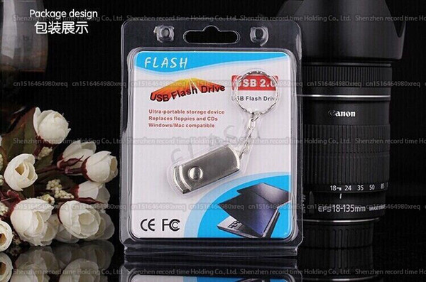 16GB/32GB/64GB/128GB/256GB High quality Metal rotation USB flash drive/pendrive/Actual capacity memory stick