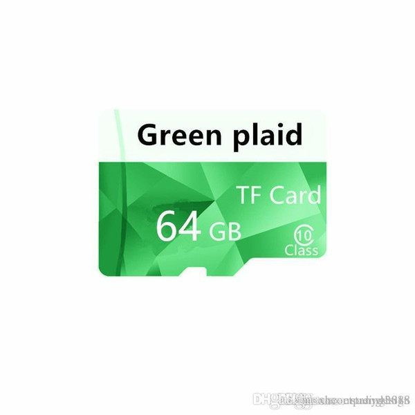 Design Real capacity green Micro Memory Card 32GB~ 64GB Class 10 Micro Sd Card TF Card Flash