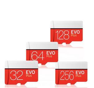 EVO Plus+ C10 32gb 64gb 128gb 256gb Memory Card TF Memory Card with Free Retail Blister Package for camera pcs phone